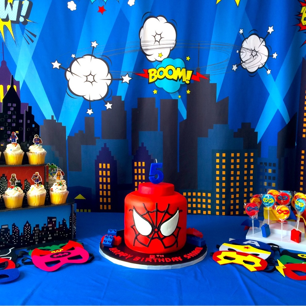 Superhero Backdrop